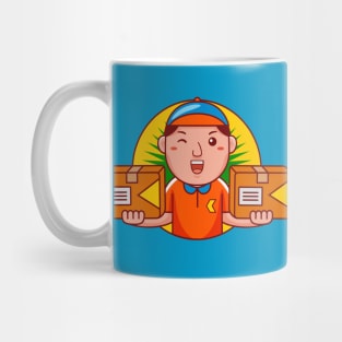 Courier Man Mug